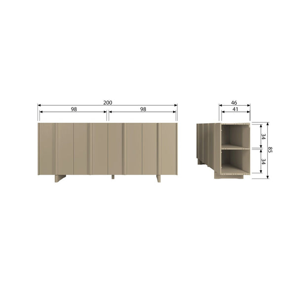 BASU DRESSOIR GRENEN MUD [fsc]