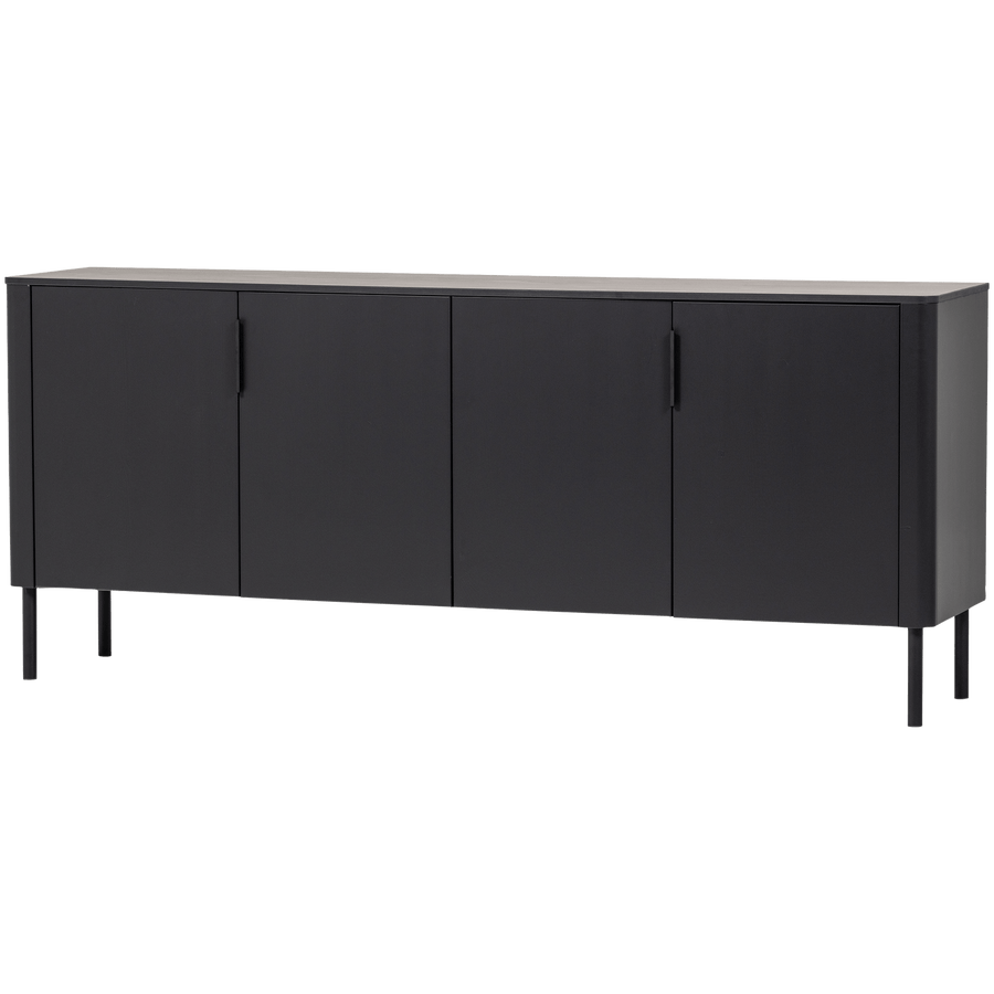 GUNNAR DRESSOIR 200 CM GRENEN MATZWART [fsc]