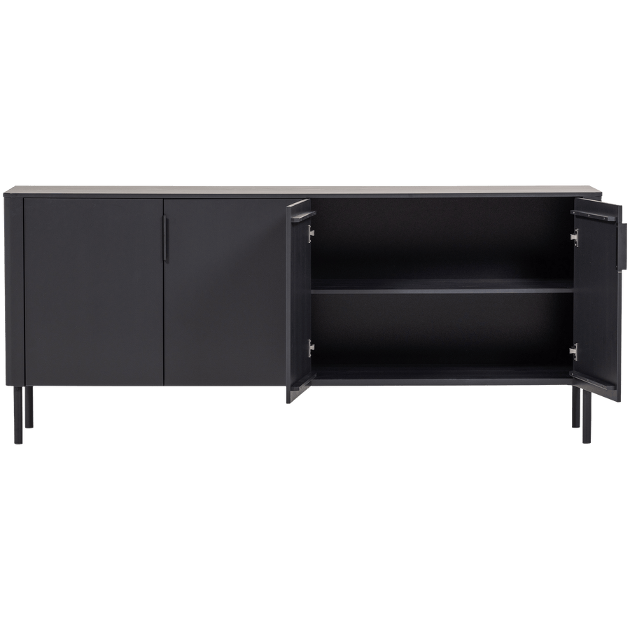 GUNNAR DRESSOIR 200 CM GRENEN MATZWART [fsc]