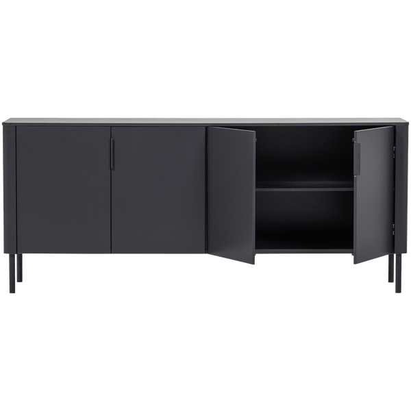 GUNNAR DRESSOIR 200 CM GRENEN MATZWART [fsc]