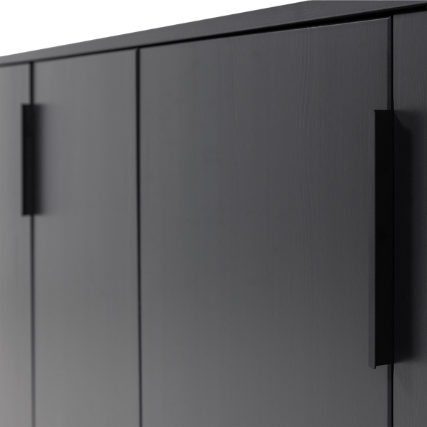 GUNNAR DRESSOIR 200 CM GRENEN MATZWART [fsc]