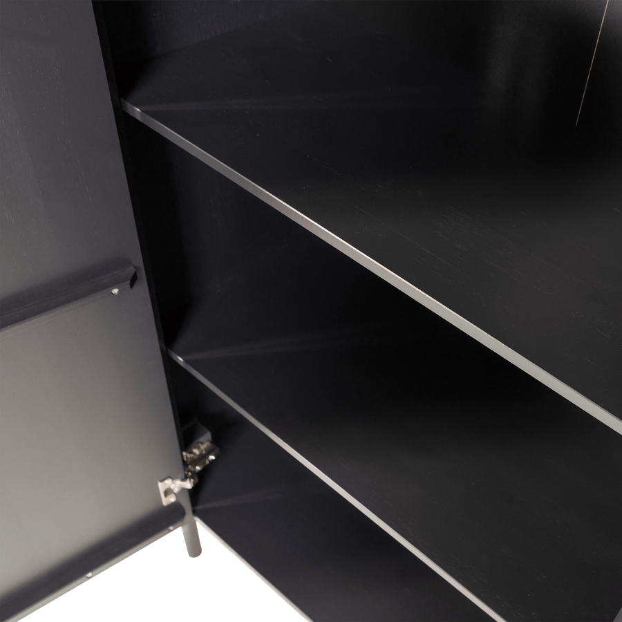 GUNNAR DRESSOIR 200 CM GRENEN MATZWART [fsc]