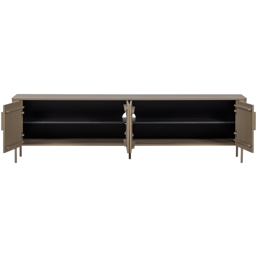 GUNNAR TV MEUBEL 200 CM GRENEN MUD [fsc]