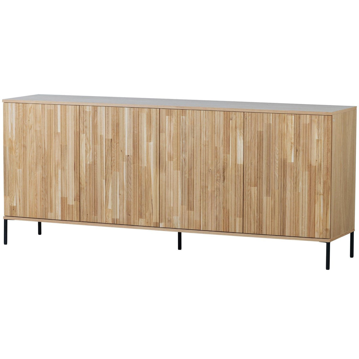 NEW GRAVURE DRESSOIR 200 CM EIKEN BLANKE LAK [fsc]