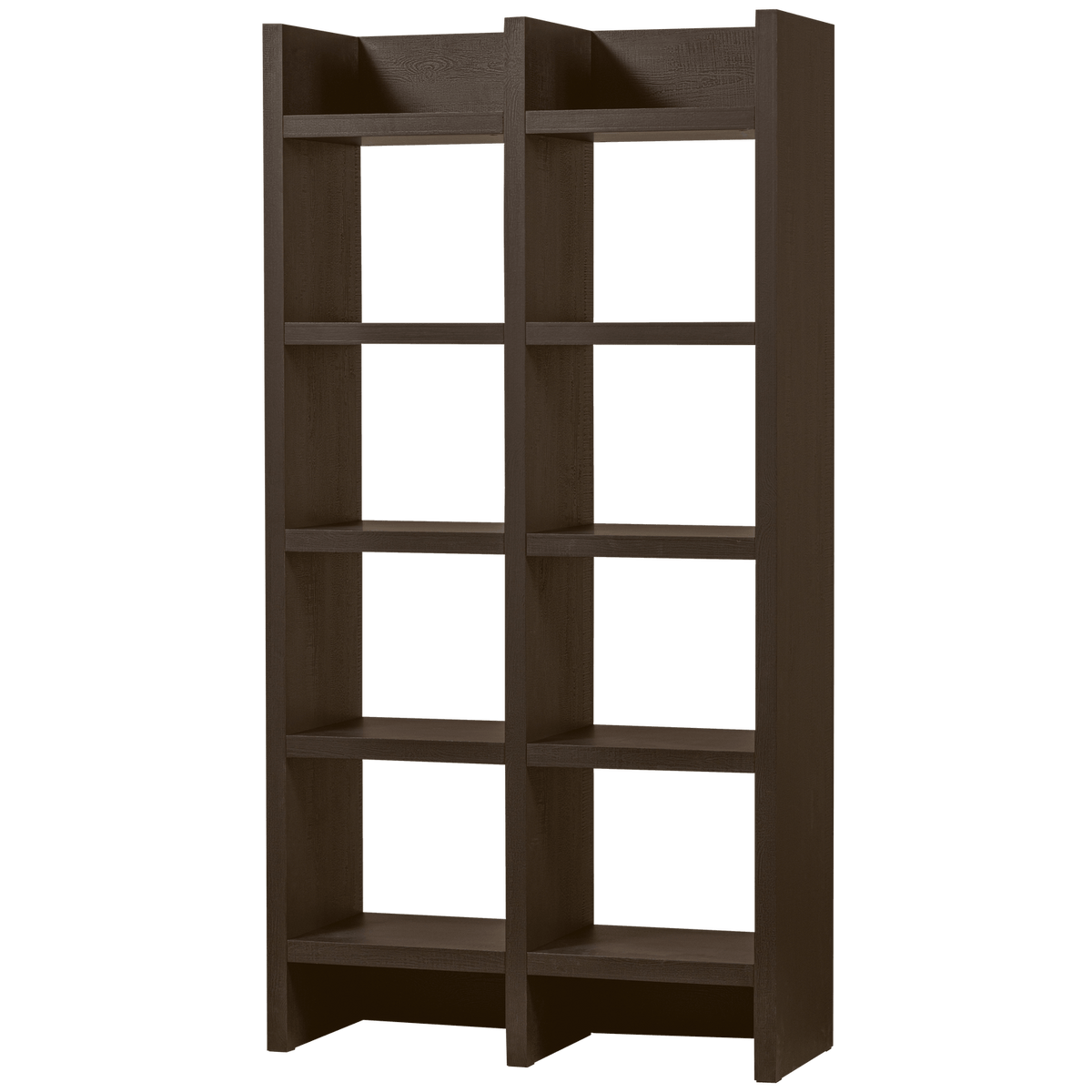 TIMO OPEN KAST MDF DONKERBRUIN 195X100X40 CM