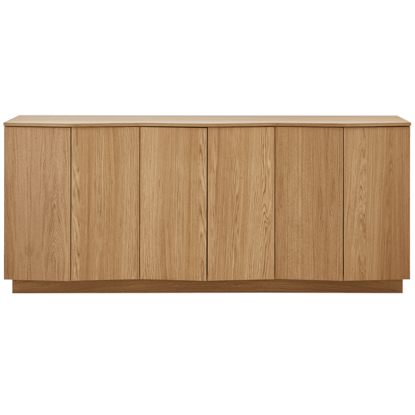 ZUMA DRESSOIR 200 CM EIKEN FINEER TRANSPARANT [fsc]