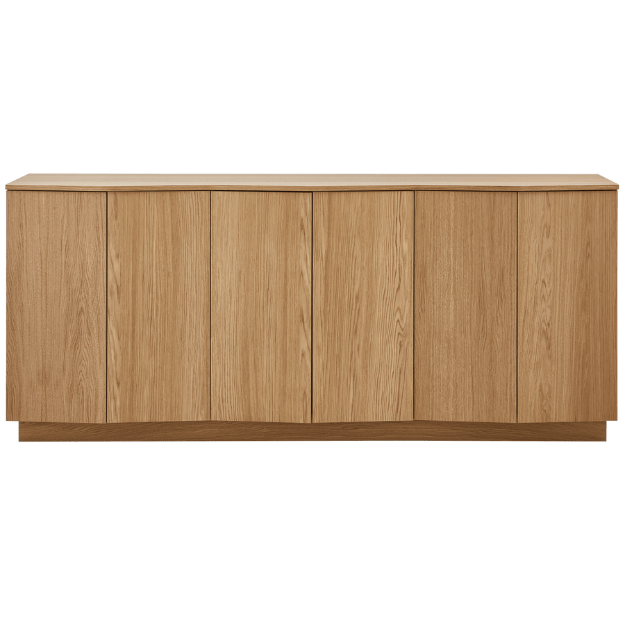 ZUMA DRESSOIR 200 CM EIKEN FINEER TRANSPARANT [fsc]