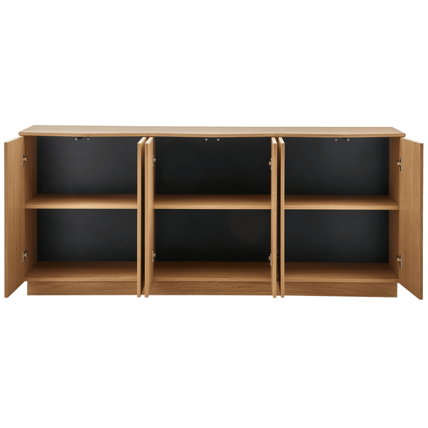 ZUMA DRESSOIR 200 CM EIKEN FINEER TRANSPARANT [fsc]