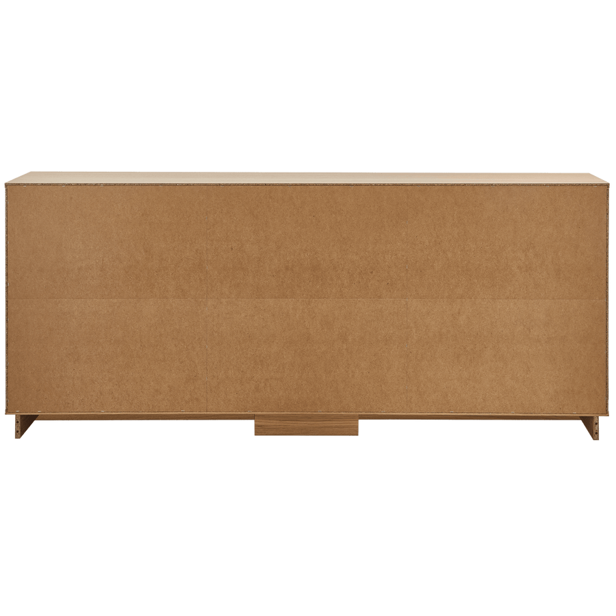 ZUMA DRESSOIR 200 CM EIKEN FINEER TRANSPARANT [fsc]