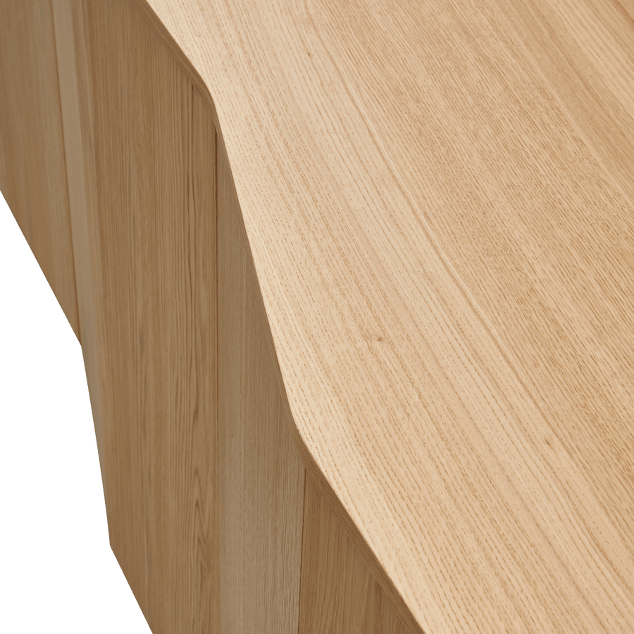 ZUMA DRESSOIR 200 CM EIKEN FINEER TRANSPARANT [fsc]