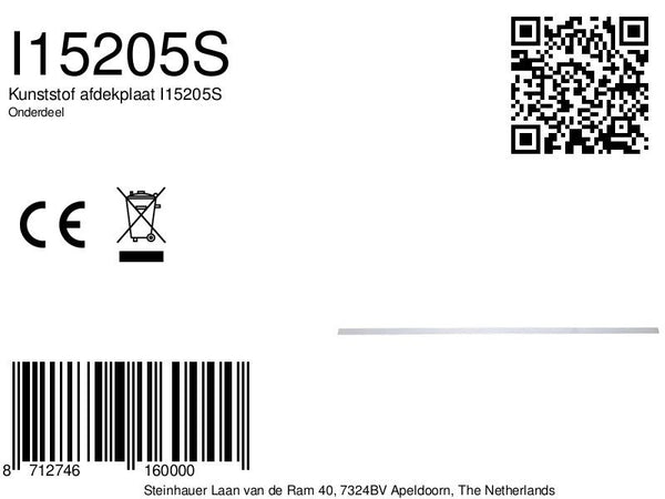 7971 plastic afdekplaat 30*6*1545