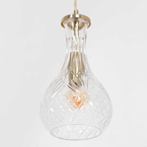Hanglamp Grazio Glass 3493ME Messing