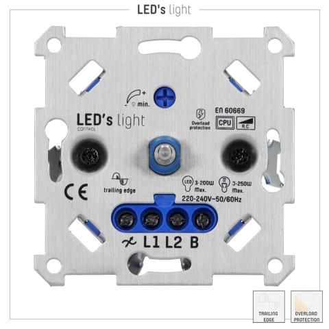 Muurdimmer 3-150w led