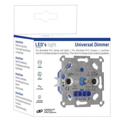 Muurdimmer 3-150w led