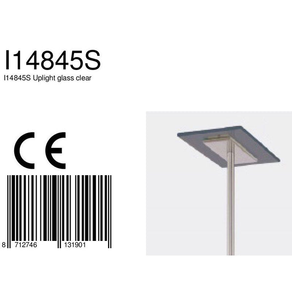 I14845S Uplight glass clear
