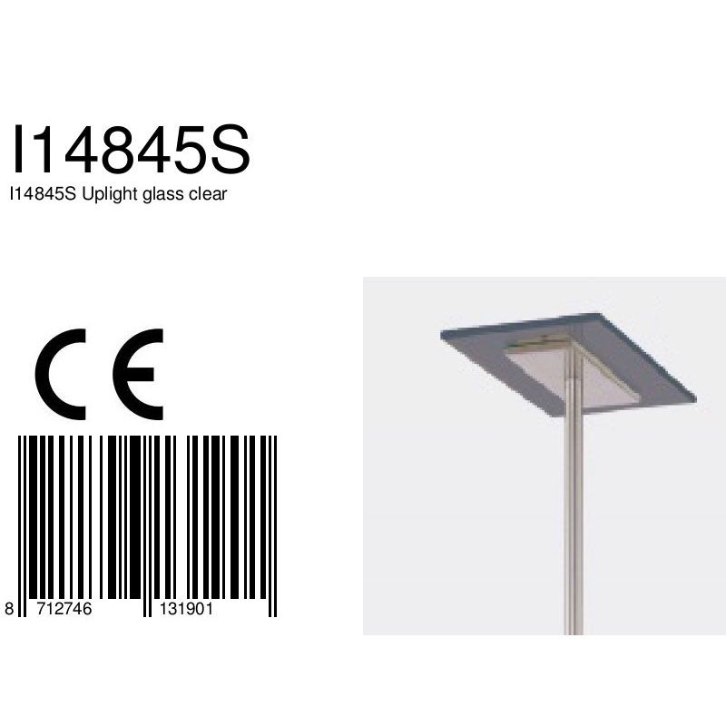 I14845S Uplight glass clear