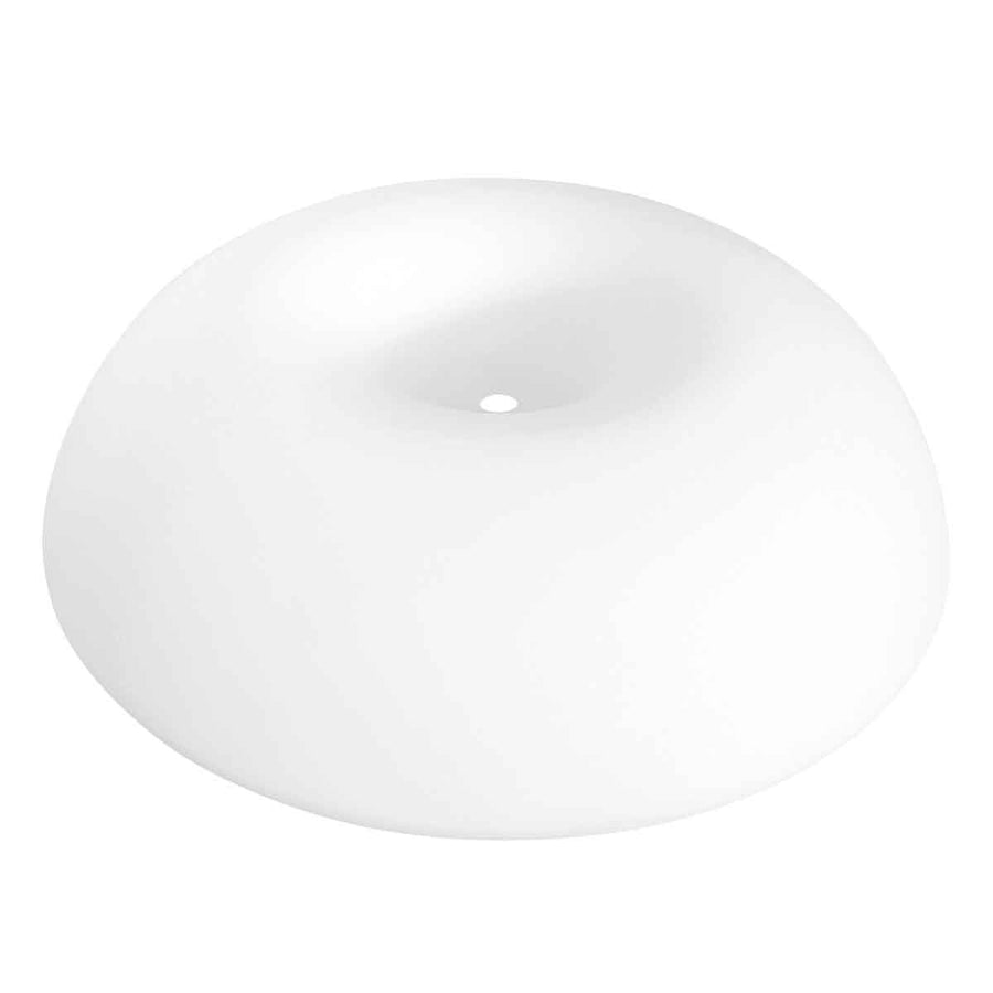 I10540S 5557 Glas Rond Wit 32*10 Cm