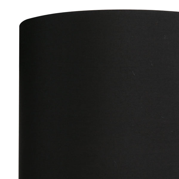 Kap 30cm rond effen zwart *M*