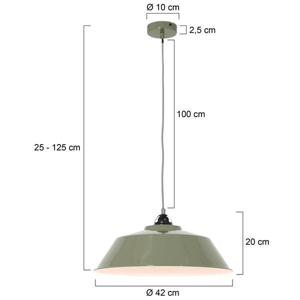 Hanglamp Nové 1318G Groen