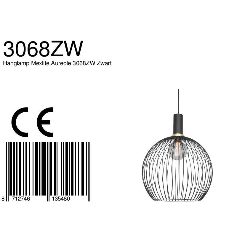 Hanglamp Aureole 3068ZW Zwart