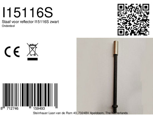 7910 staafje voor reflector black