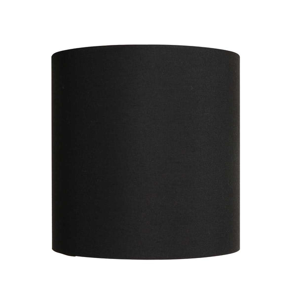 Kap 18cm rond effen zwart *M*