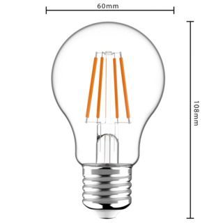 600109 Led Filament 4W E27 A60 470L