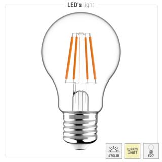 600109 Led Filament 4W E27 A60 470L