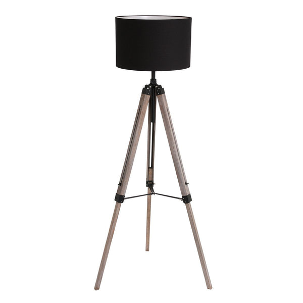 Vloerlamp Triek 3348ZW+K7976SS Zwart-Zwart