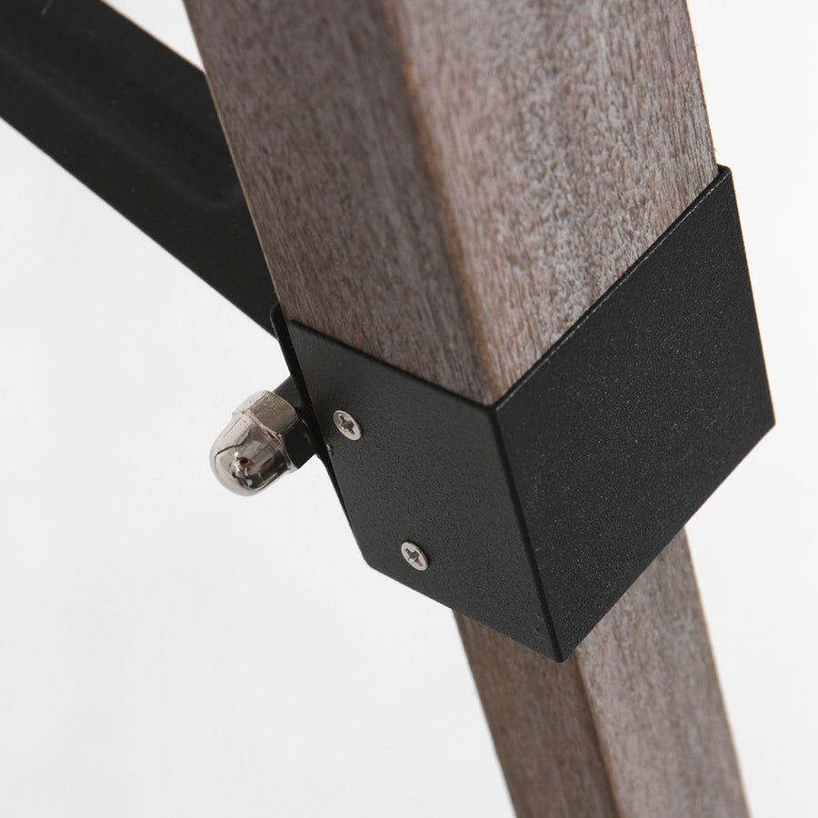 Vloerlamp Triek 3348ZW+K7976SS Zwart-Zwart