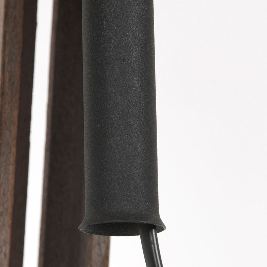 Vloerlamp Triek 3348ZW+K7976SS Zwart-Zwart