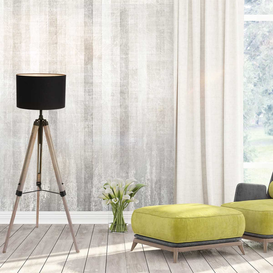Vloerlamp Triek 3348ZW+K7976SS Zwart-Zwart