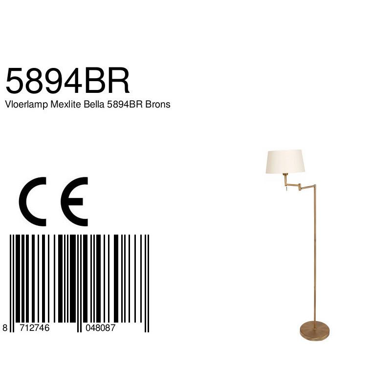 Vloerlamp Bella 5894BR Brons