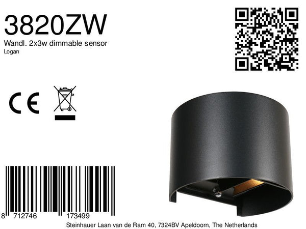 Wandl. 2x3w dimmable sensor