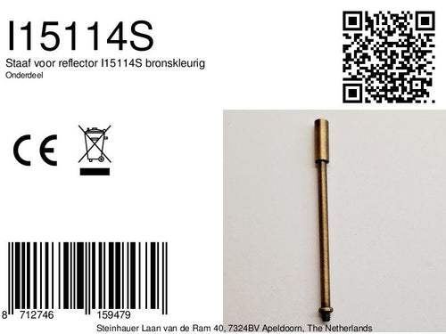 7910 staafje voor reflector bronze