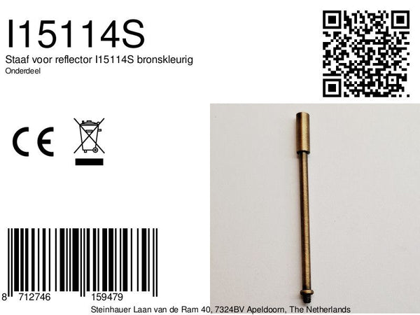 7910 staafje voor reflector bronze