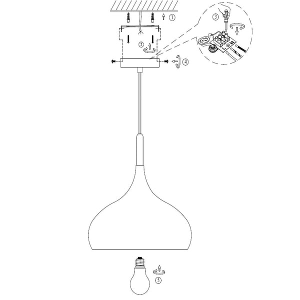Hanglamp Bjorr 7730W Wit
