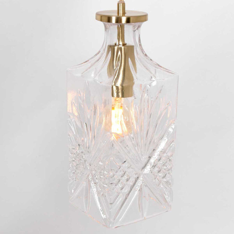 Hanglamp Grazio Glass 3495ME Messing