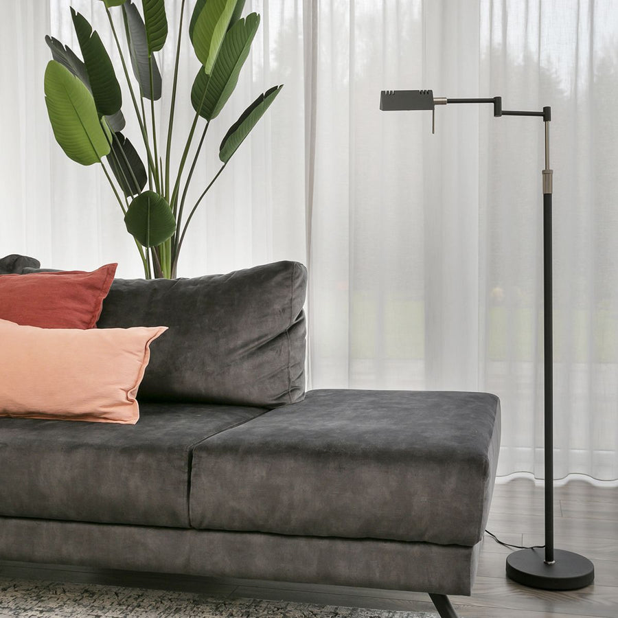 Vloerlamp Karl 5895ZW Zwart