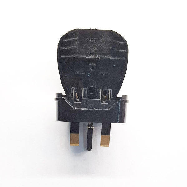 UK Converterplug Euro - zwart 3A