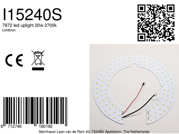 7972 led uplight 20w 2700k