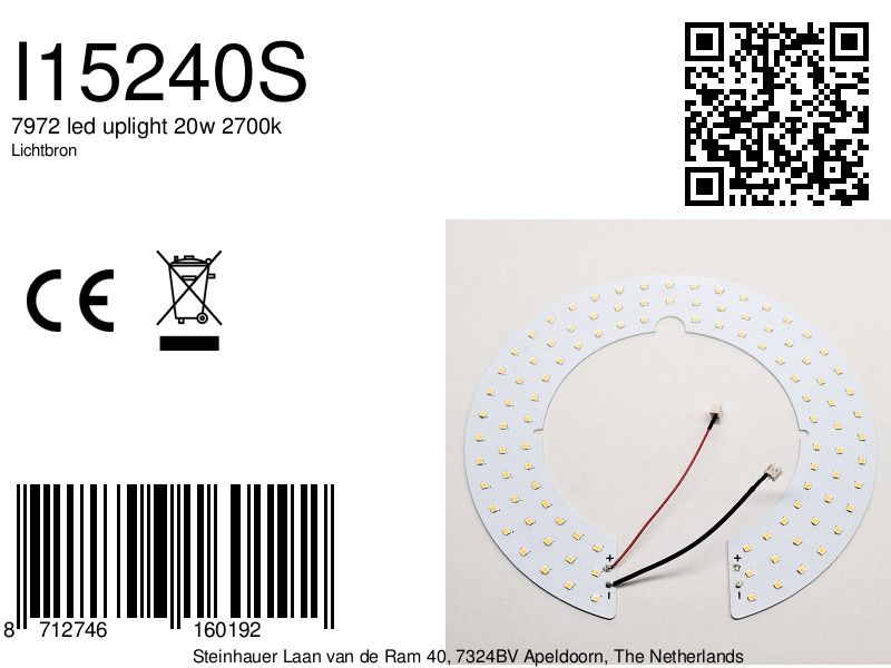 7972 led uplight 20w 2700k