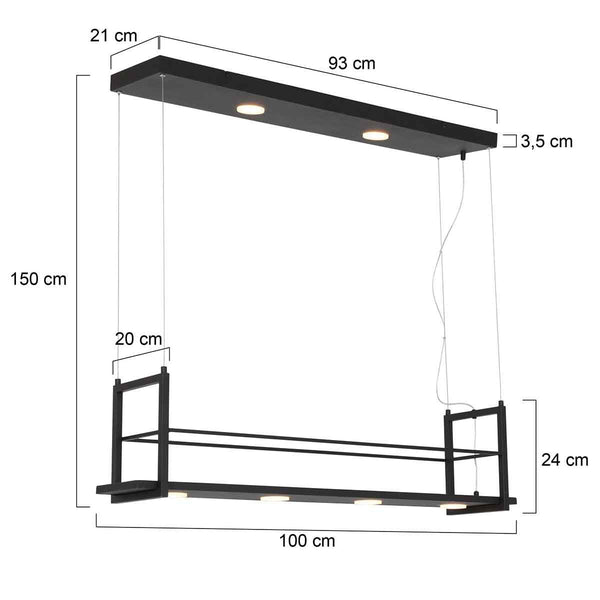 Hanglamp TÃ¸r 3298ZW Zwart