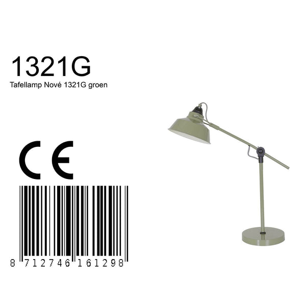 Tafellamp Nové 1321G Groen