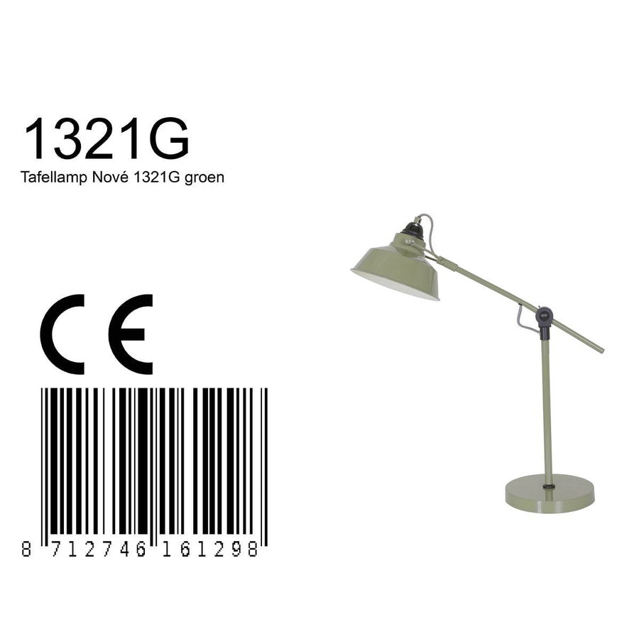 Tafellamp Nové 1321G Groen