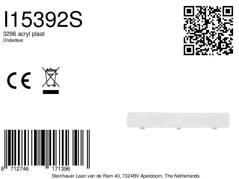 3296 acryl plaat