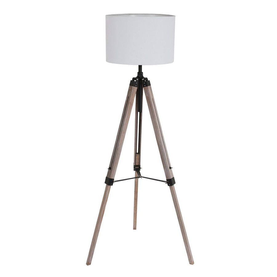 Vloerlamp Triek 3348ZW+K7977QS Zwart-Wit