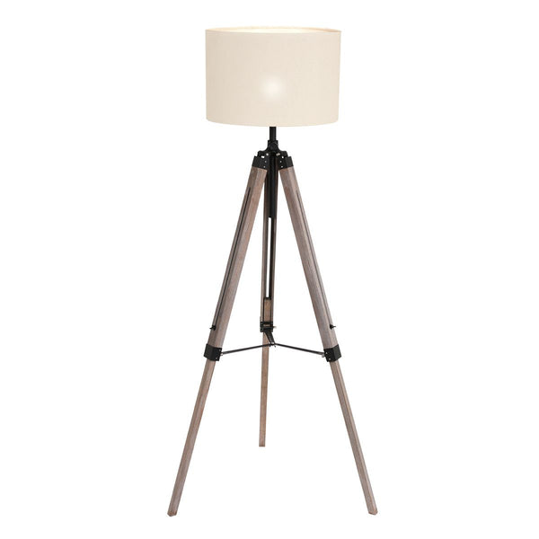 Vloerlamp Triek 3348ZW+K7977QS Zwart-Wit