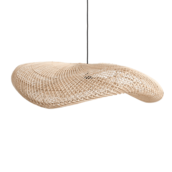 Wave rotan lamp XXL Ø115x35 cm