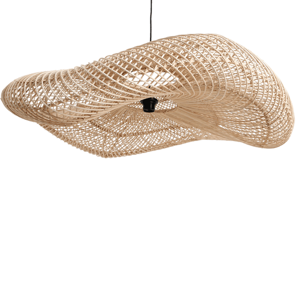 Wave rotan lamp XXL Ø115x35 cm